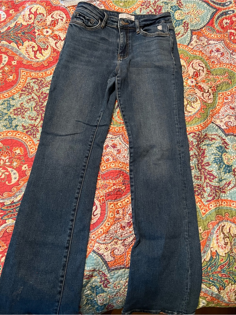 Vervet Dark Blue Women's Flare-Leg Jeans